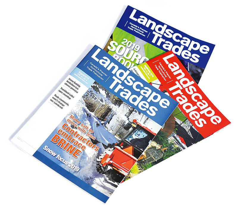 issues of landscape trades magazine